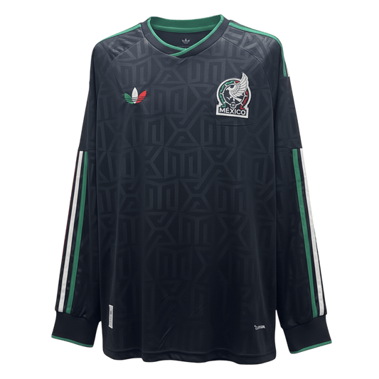 Mexique Maillot Manches Longues - Coupe du Monde 2026 Noir Grande Taille