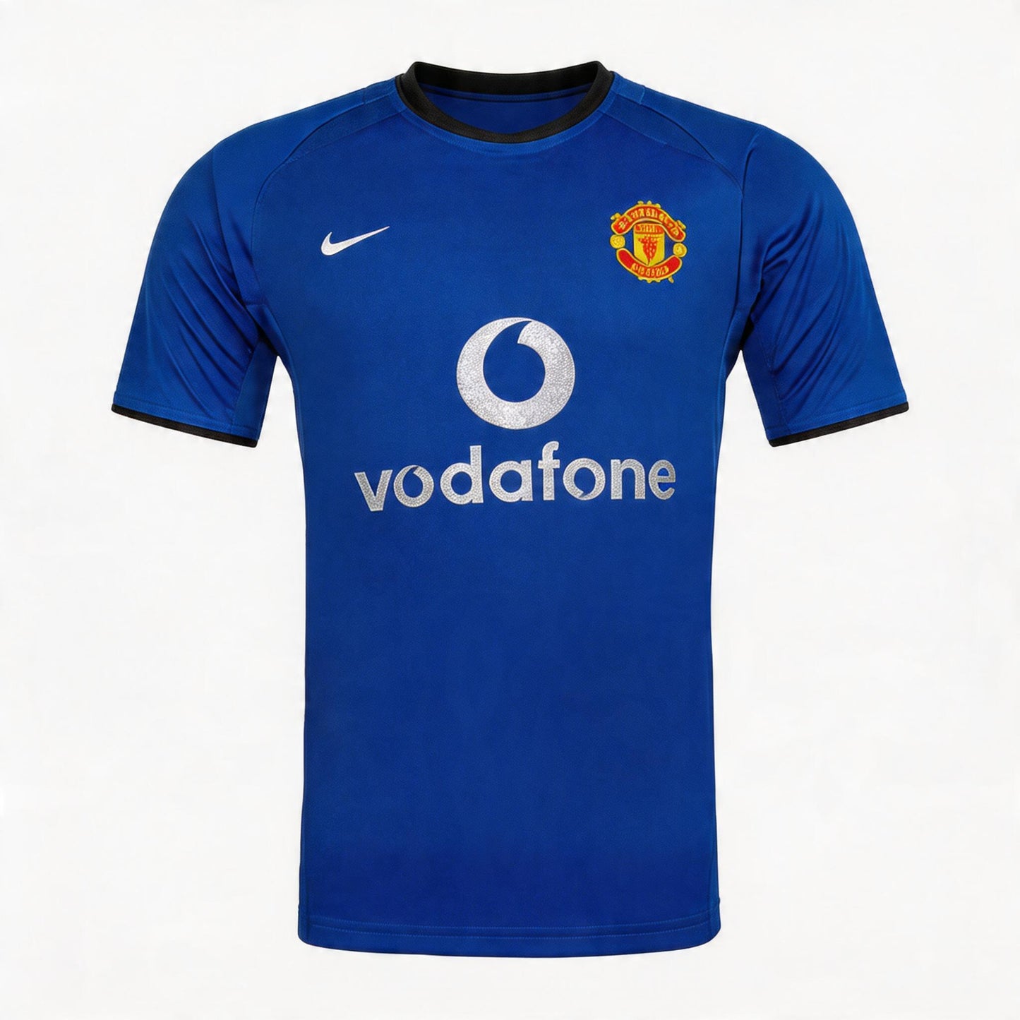 Retro Manchester United Third Maillot 2002/03 Bleu