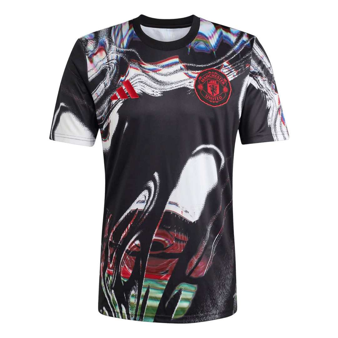 Manchester United Pre-Match Maillot 2025/26 Noir