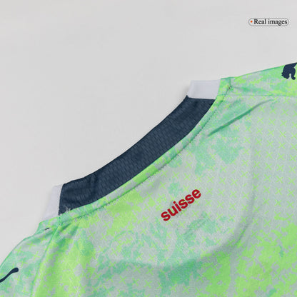 Suisse Extérieur Maillot - Coupe du Monde 2026 Vert Joueur