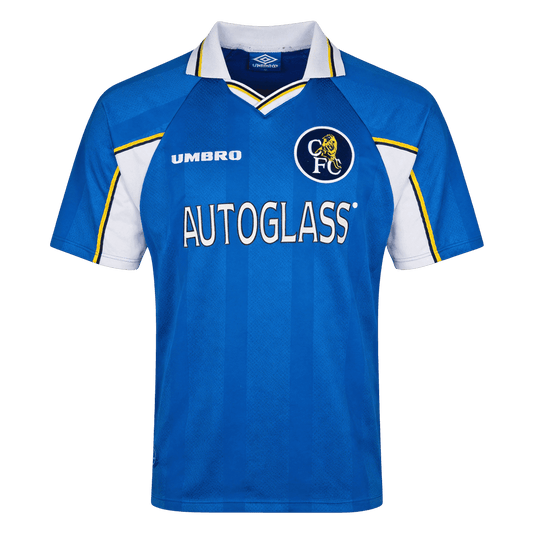 Retro Chelsea Domicile Maillot 1997/99 Bleu