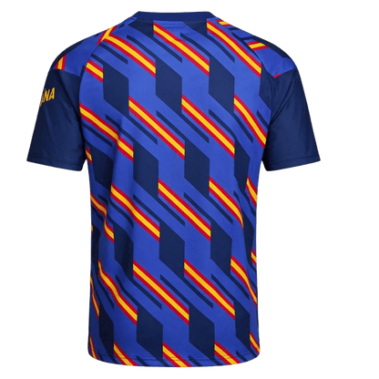 Espagne Pre-Match Maillot - Coupe du Monde 2026 Bleu marine Grande Taille