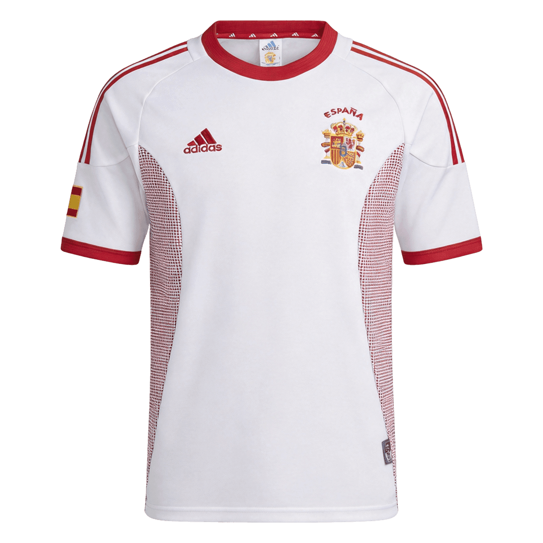 Retro Espagne Extérieur Maillot 2002 Blanc
