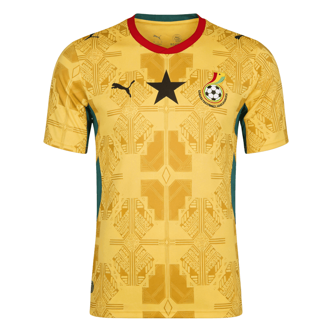 Ghana Extérieur Maillot - Coupe du Monde 2026 Jaune
