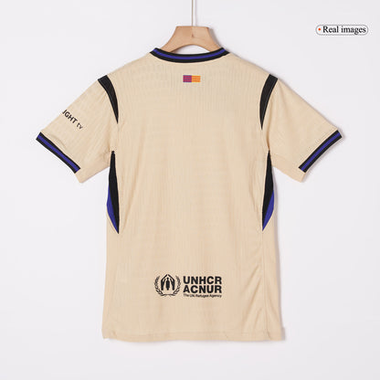 ROONY #19 Barcelone Extérieur Maillot 2025/26 Jaune Joueur - UCL