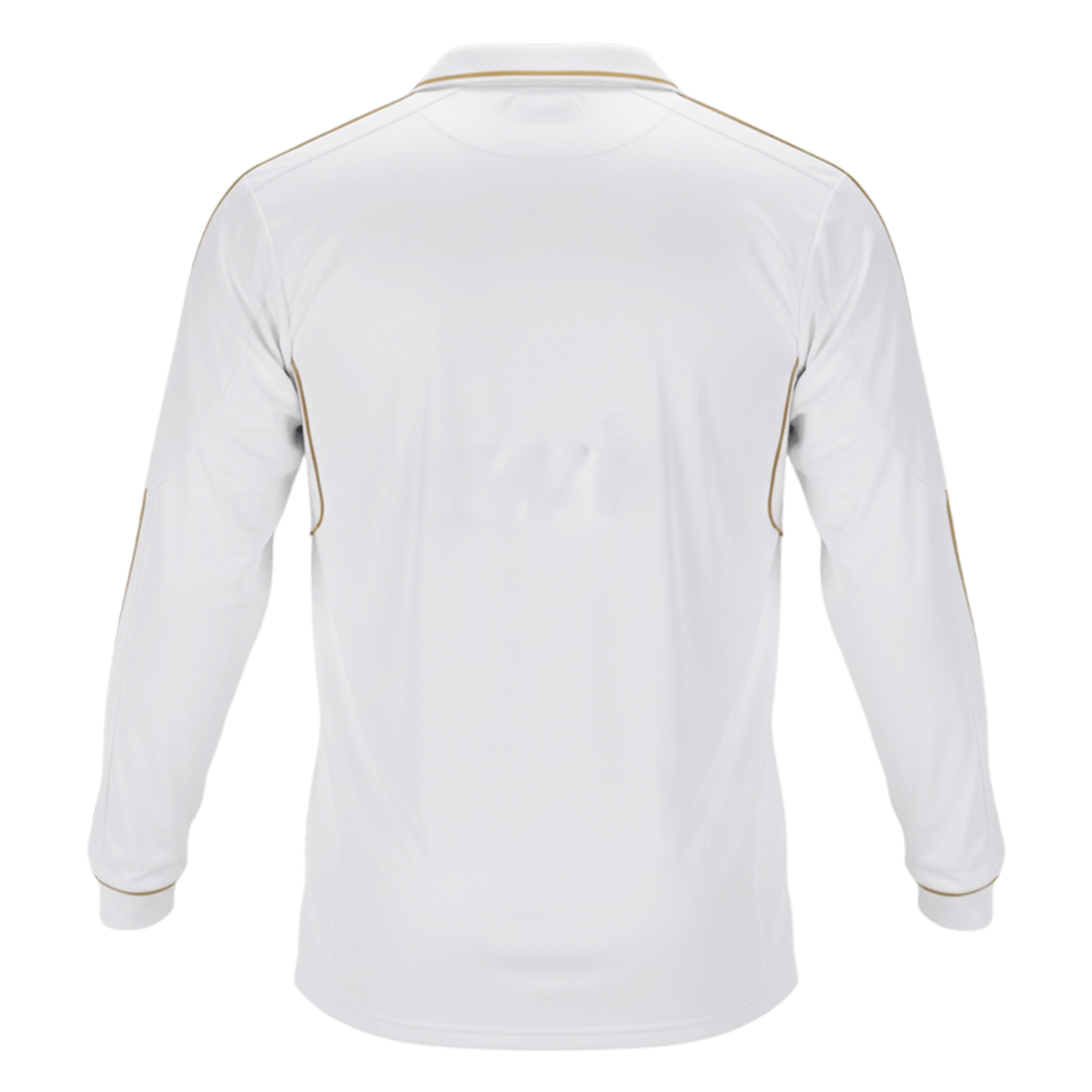 Retro Real Madrid Thuisshirt Lange Mouwen 2011/12 Wit