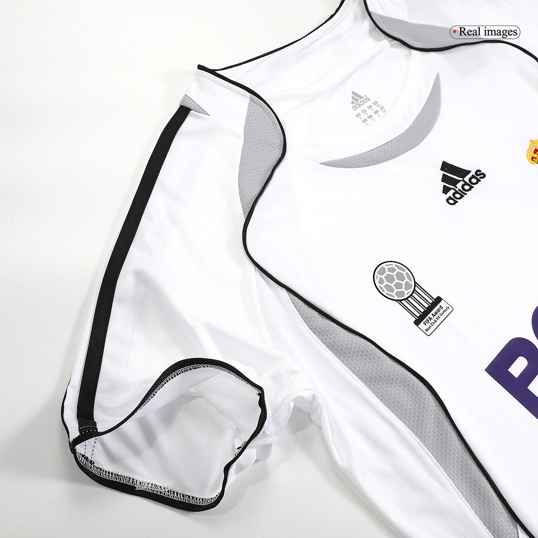 SERGIO RAMOS #4 Retro Real Madrid Thuisshirt 2006/07