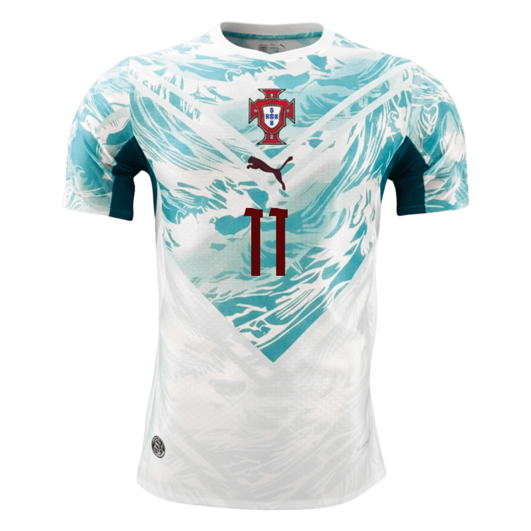 JOÃO FÉLIX #11 Portugal Extérieur Maillot - Coupe du Monde 2026 White&Green Joueur