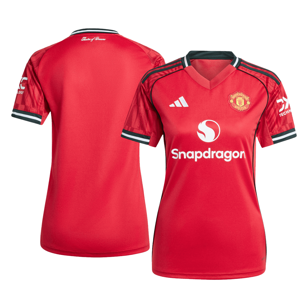 Femme Manchester United Domicile Maillot 2025/26 Rouge