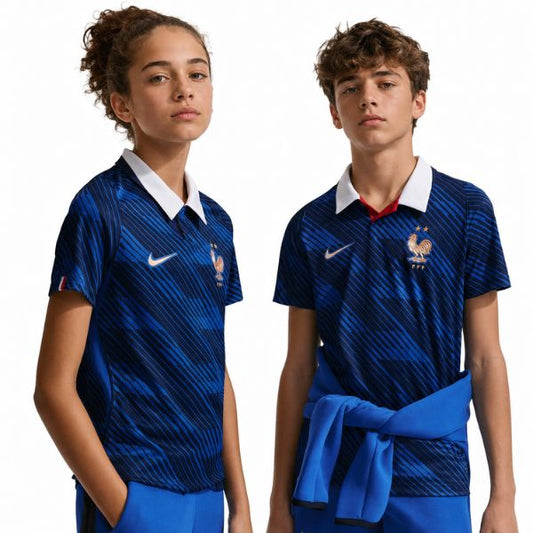 France Domicile Maillot Kit - Coupe du Monde 2026 Enfant Bleu