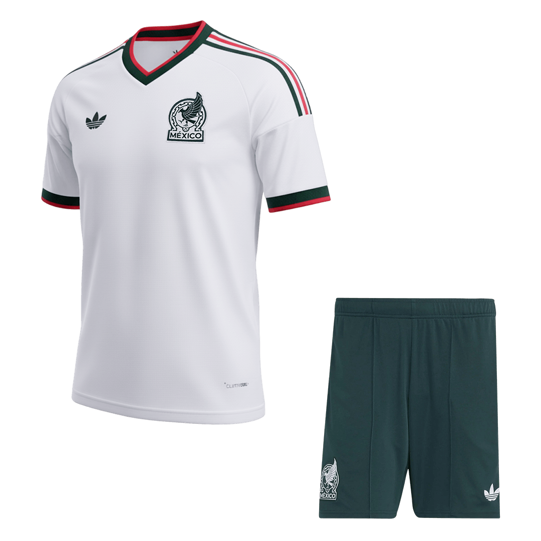 Mexique Extérieur Maillot Kit - Coupe du Monde 2026 Blanc