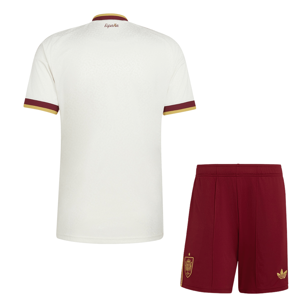 Espagne Extérieur Maillot Kit - Coupe du Monde 2026 Blanc