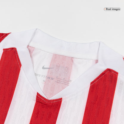 SØRLOTH #9 Atlético Thuisshirt 2025/26 Rood&Wit Speler
