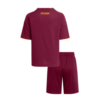 Roma Domicile Maillot Kit 2025/26 Junior Rouge