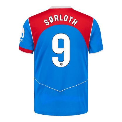 SØRLOTH #9 Atlético Third Maillot 2025/26 Bleu