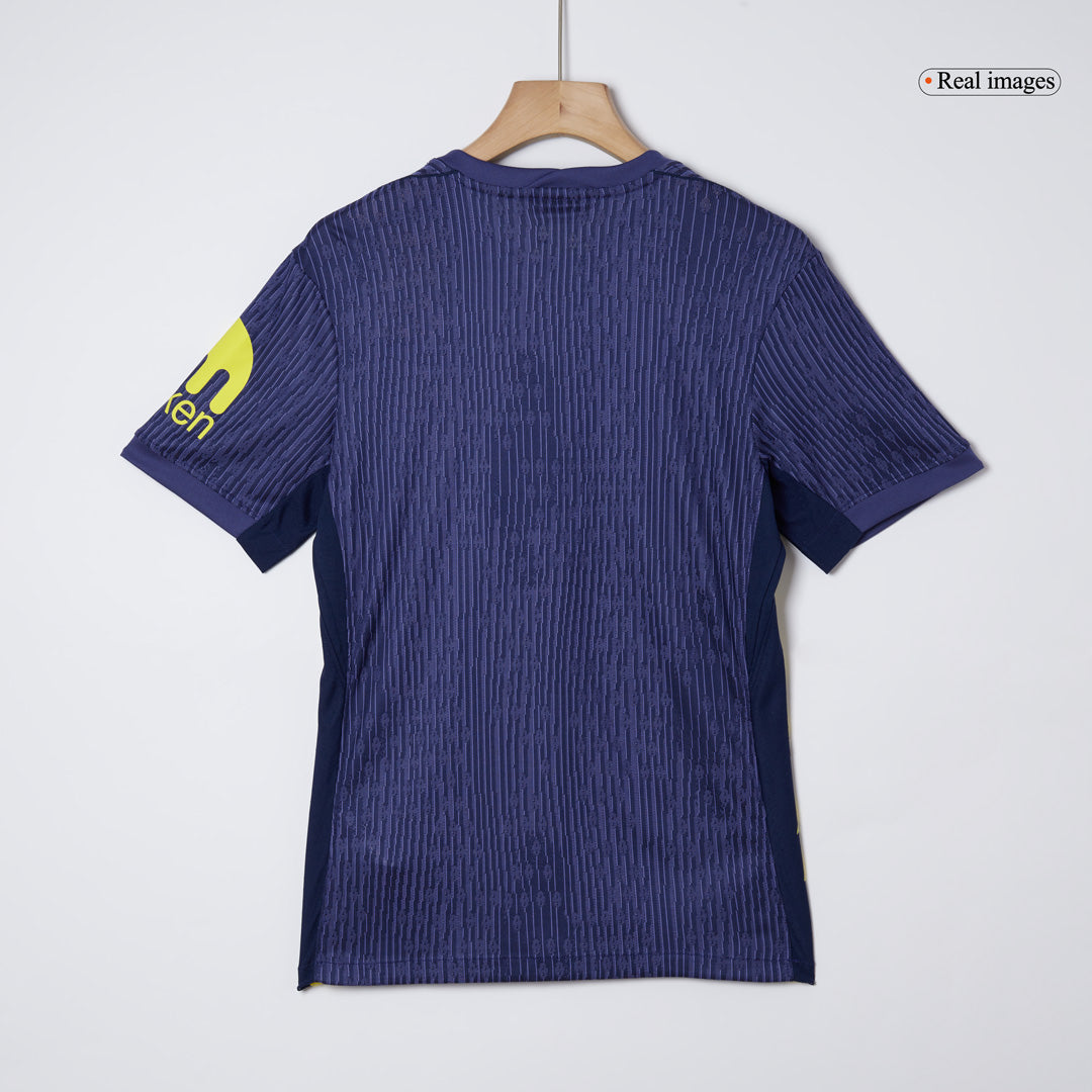 Atlético Uitshirt 2025/26 Marineblauw Authentiek