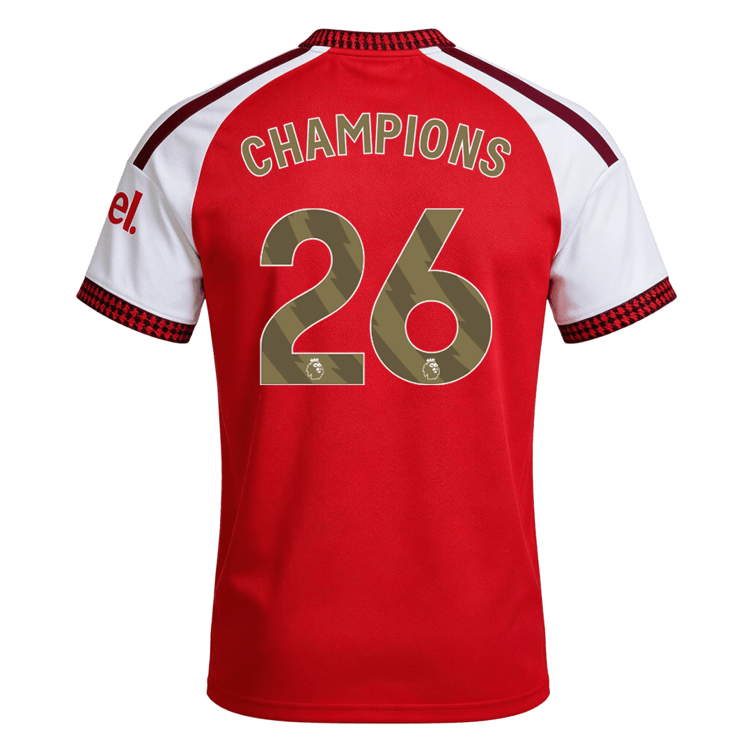 CHAMPIONS #26 Arsenal Domicile Maillot 2026/27 Rouge
