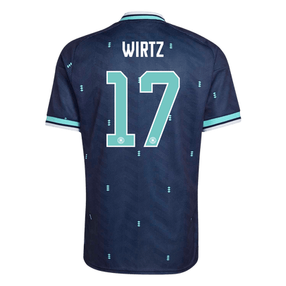 WIRTZ #17 Duitsland Uitshirt - Wereldkampioenschap 2026 Marineblauw