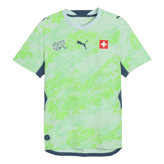 Suisse Extérieur Maillot - Coupe du Monde 2026 Vert Grande Taille