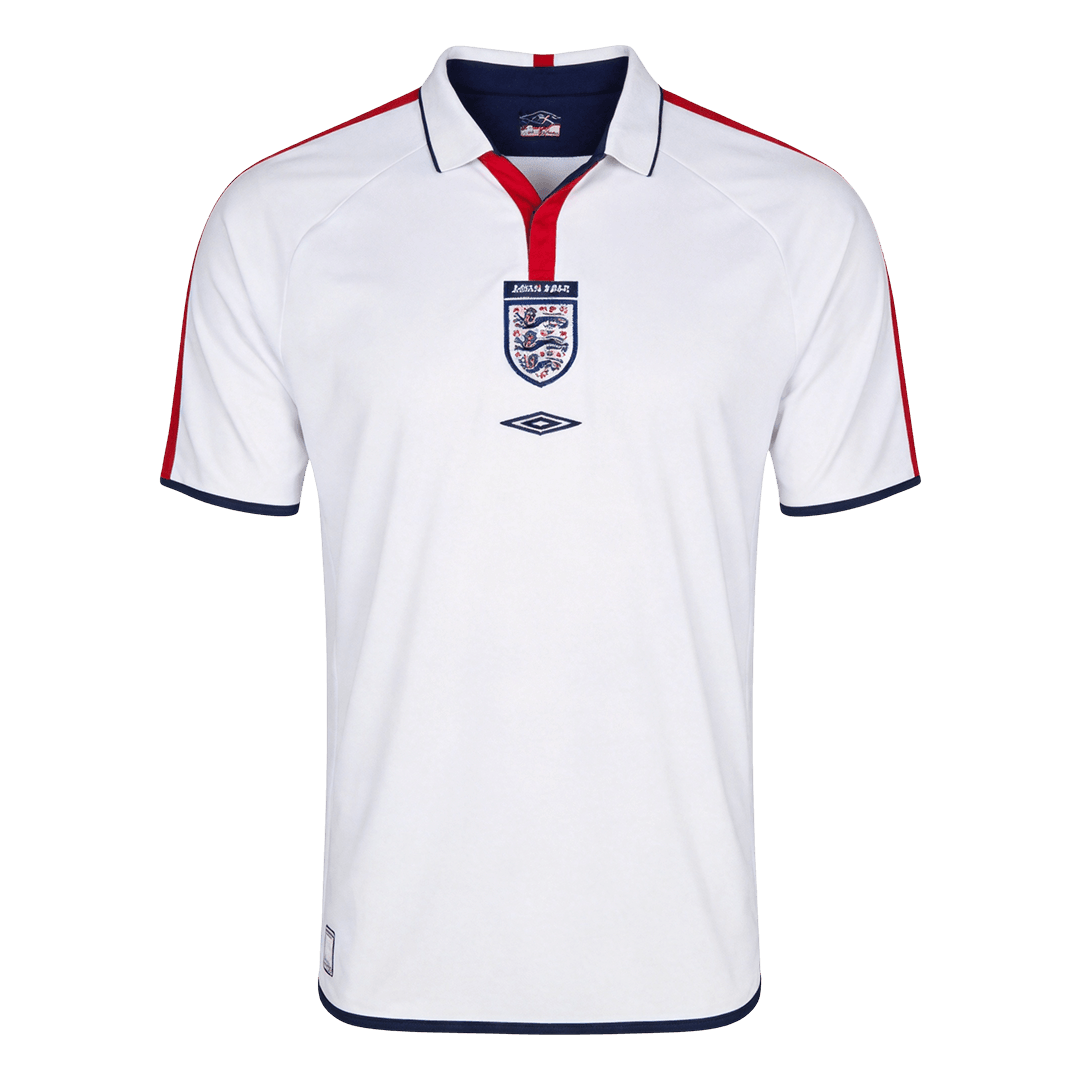 Retro Angleterre Domicile Maillot 2004 Blanc