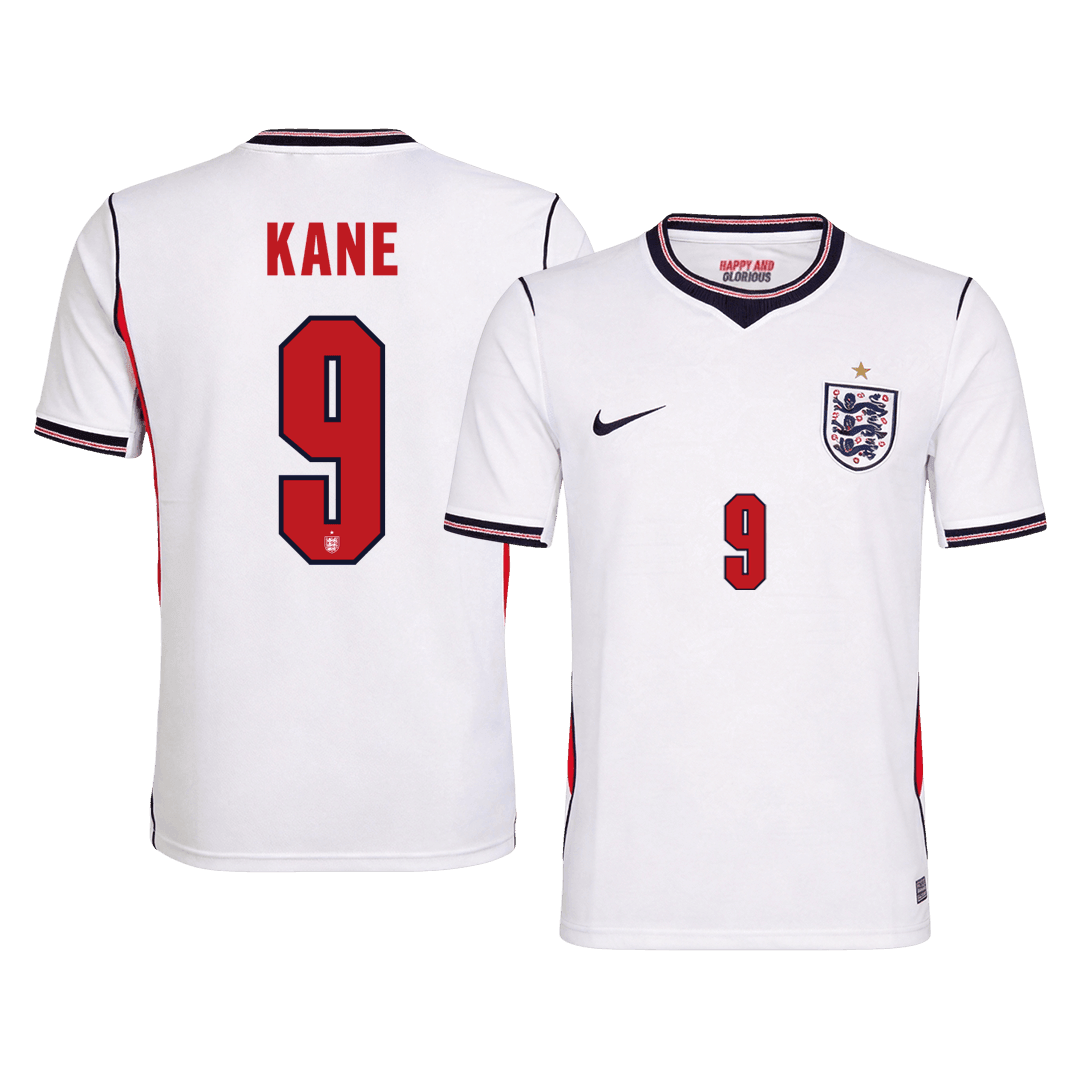 KANE #9 Engeland Thuisshirt - Wereldkampioenschap 2026 Wit