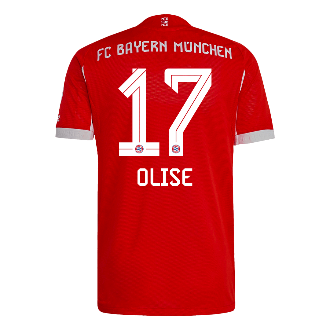 OLISE #17 Munich Domicile Maillot 2025/26 Rouge Joueur