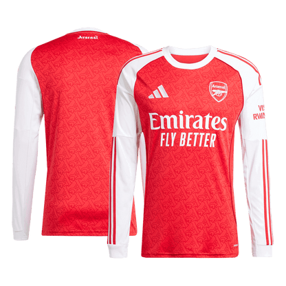Arsenal Domicile Maillot Manches Longues 2025/26 Grande Taille