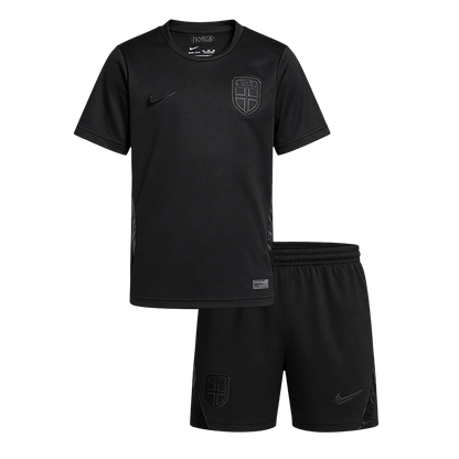 Norvège Extérieur Maillot Enfant Kit - Coupe du Monde 2026 Noir