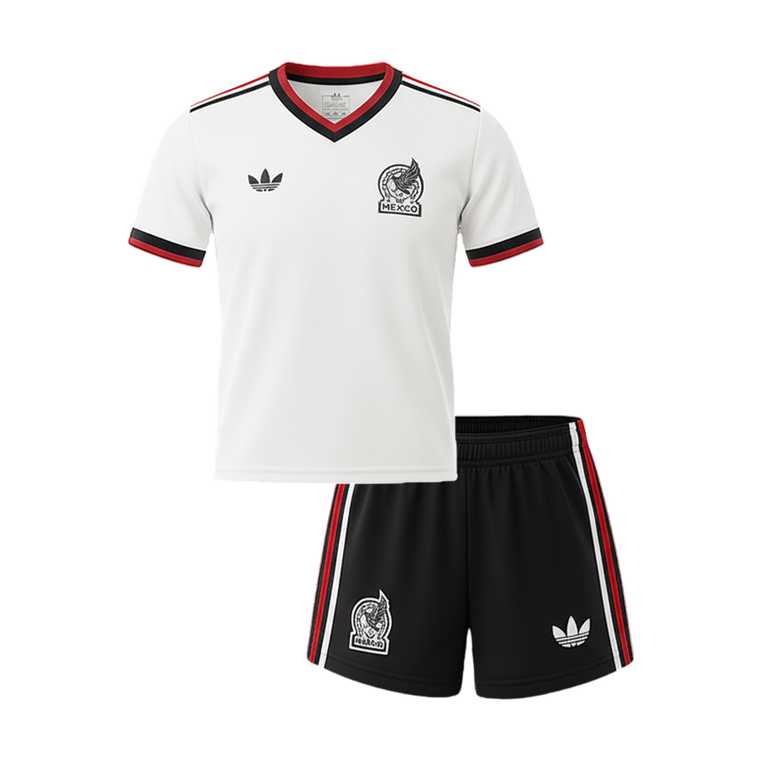 Mexico Uitshirt Kit Wereldbeker 2026 Junior Wit
