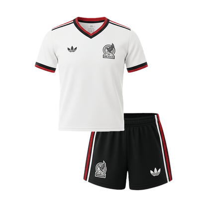 Mexico Uitshirt Kit Wereldbeker 2026 Junior Wit