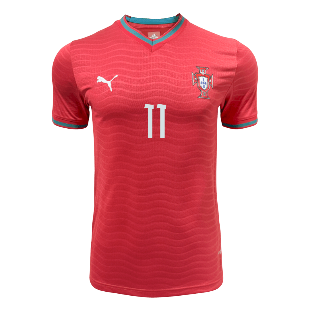 JOÃO FÉLIX #11 Portugal Domicile Maillot - Coupe du Monde 2026 Rouge Joueur