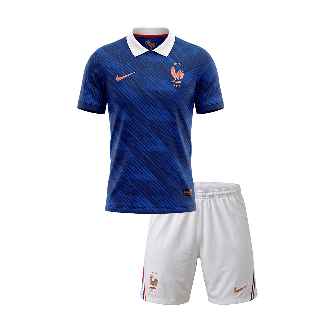 France Domicile Maillot Kit - Coupe du Monde 2026 Enfant Bleu
