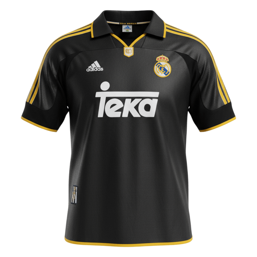 Retro Real Madrid Uitshirt 1999/01 Zwart
