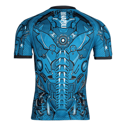 Naples Pre-Match Maillot 2025/26 Bleu Grande Taille