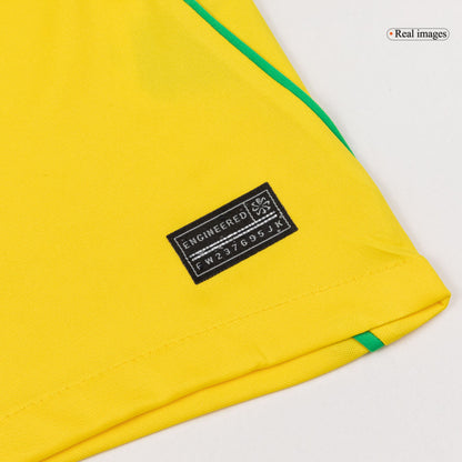 ENDRICK #19 Brésil Domicile Maillot - Coupe du Monde 2026 Jaune