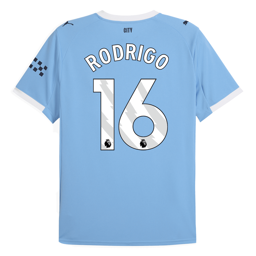 RODRIGO #16 Manchester City Domicile Maillot 2025/26
