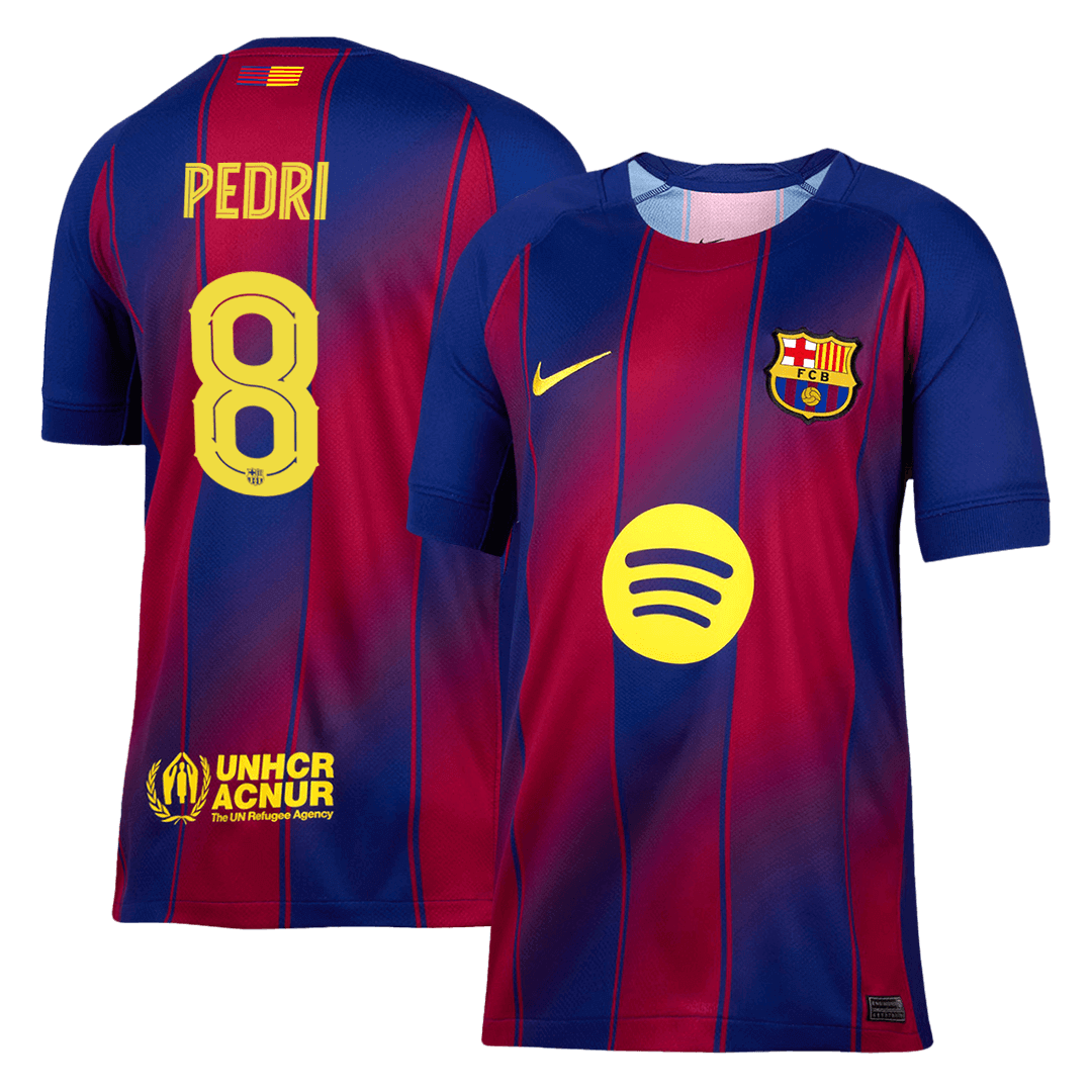 PEDRI #8 Barcelona Thuisshirt 2025/26 - UCL