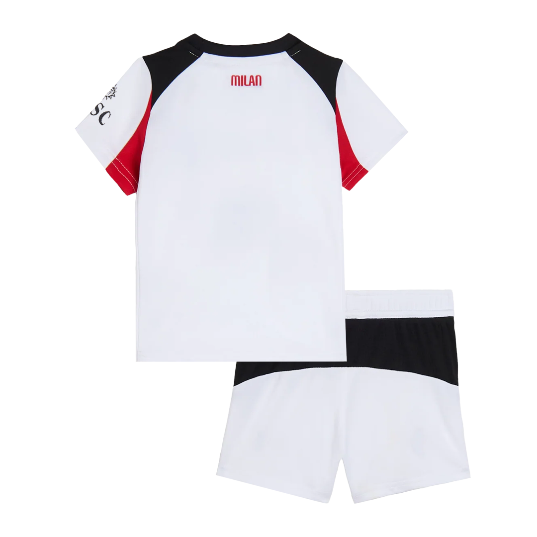 AC Milan Uit Thuistenue 2025/26 Kinderen Wit