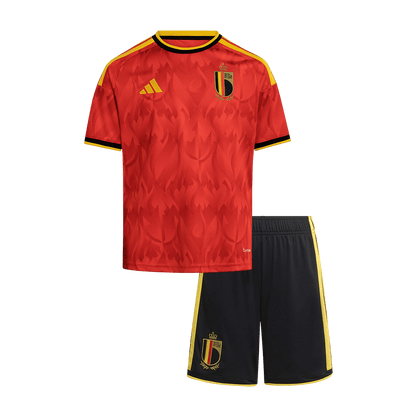 Belgique Domicile Maillot Kit - Coupe du Monde 2026 Enfant Rouge