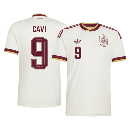 GAVI #9 Espagne Extérieur Maillot - Coupe du Monde 2026 Blanc