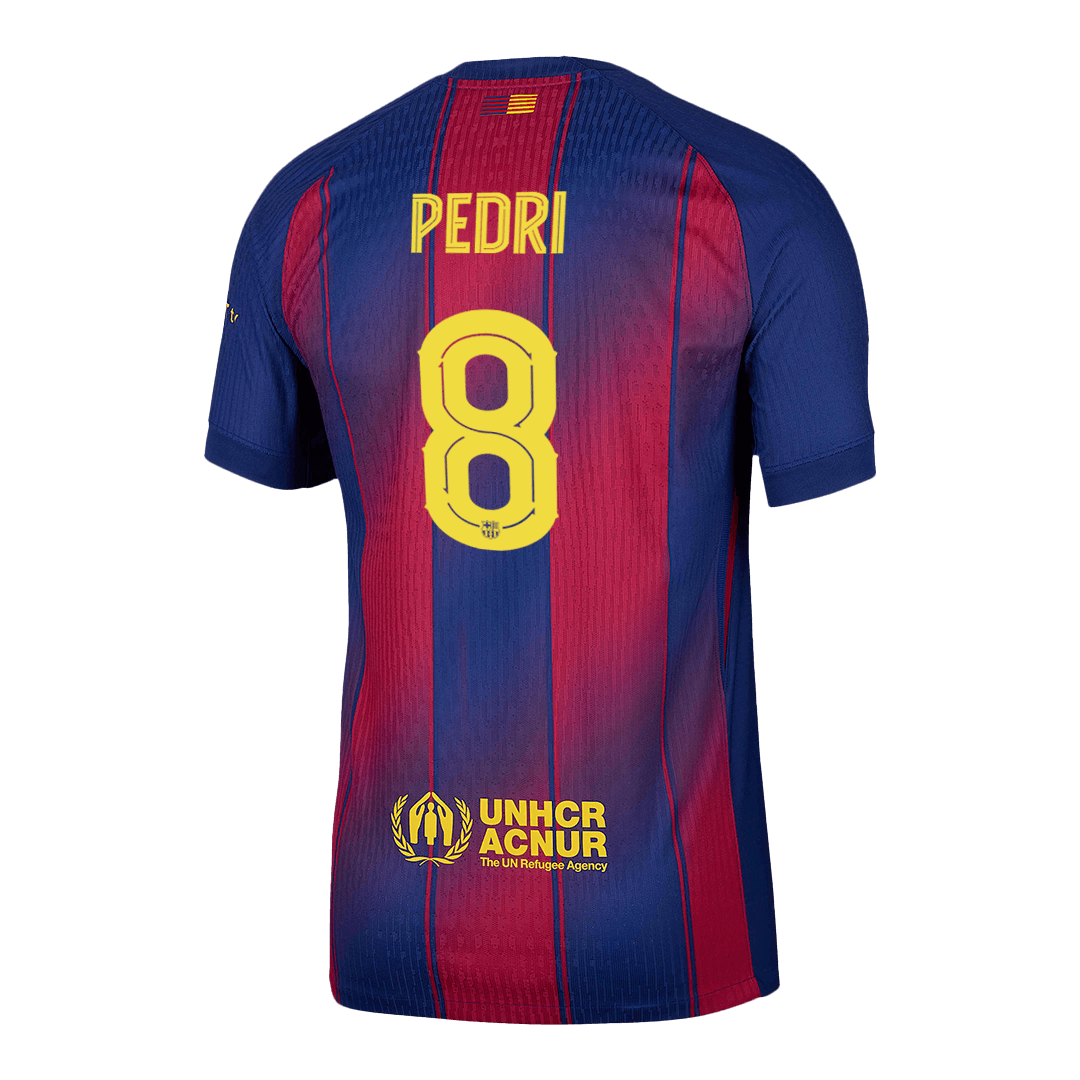 PEDRI #8 Barcelona Thuisshirt 2025/26 Authentiek - UCL