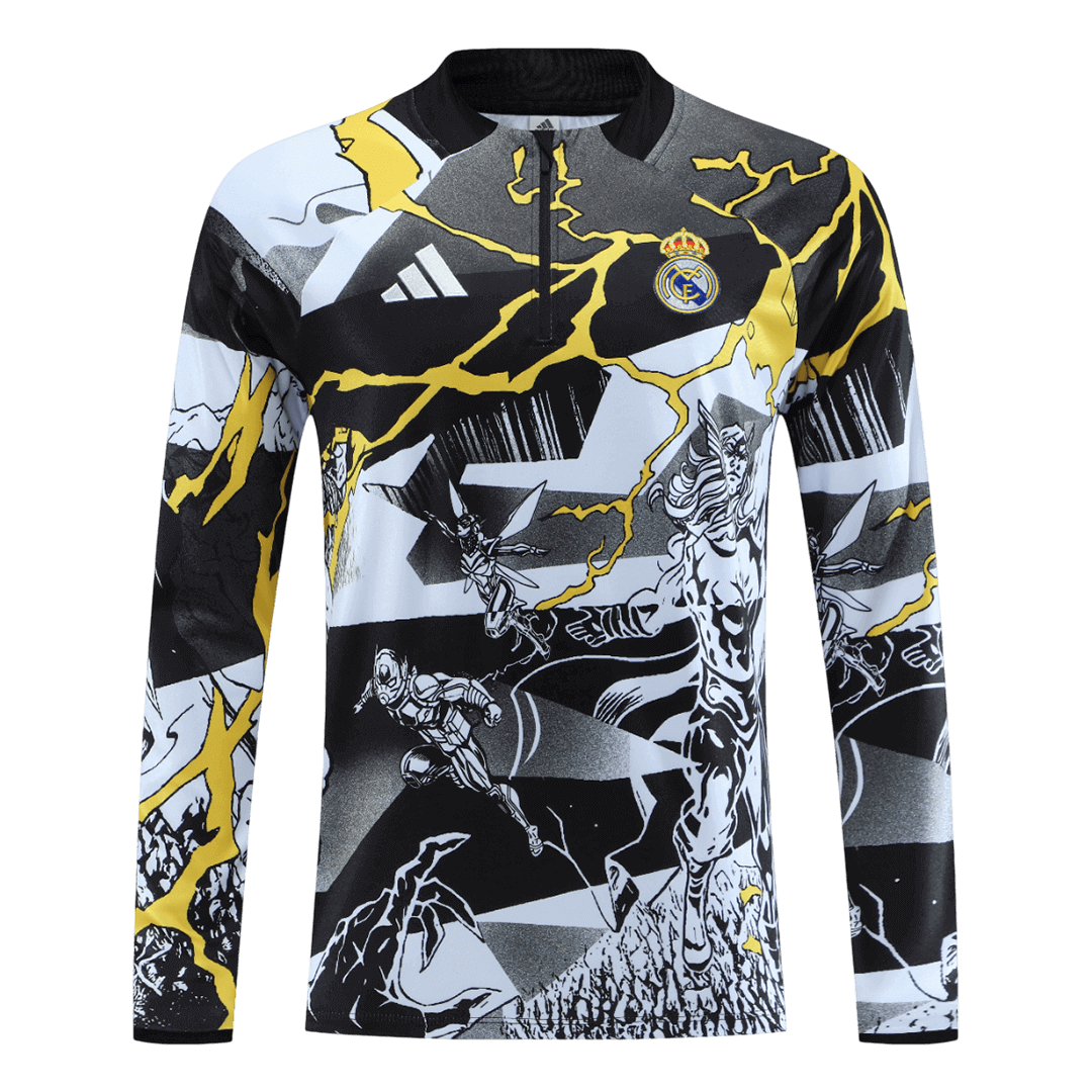 Real Madrid Sweatshirt Kit 2025/26 Noir