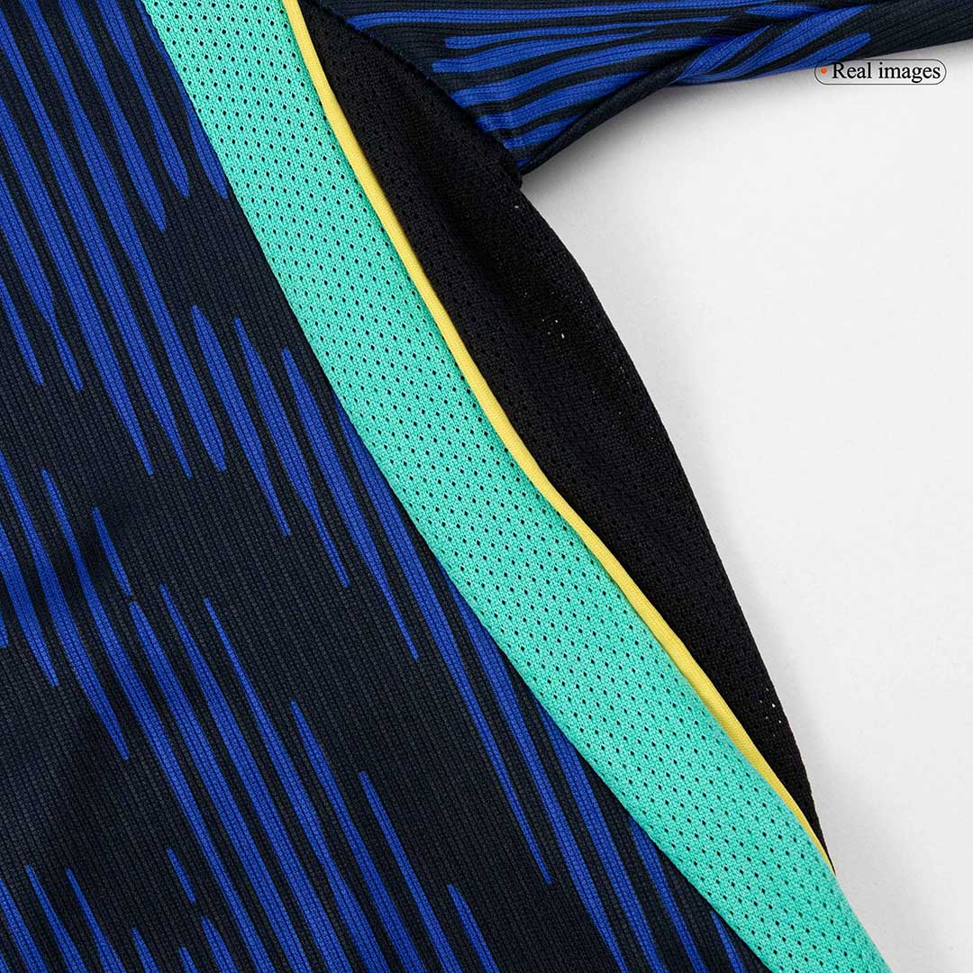 VINI JR. #7 Brazilië Uitshirt - WK 2026 Marineblauw