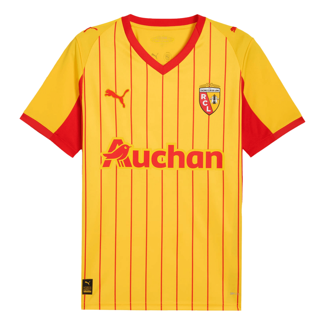 THAUVIN #10 RC Lens Domicile Maillot 2025/26 Rouge&Jaune