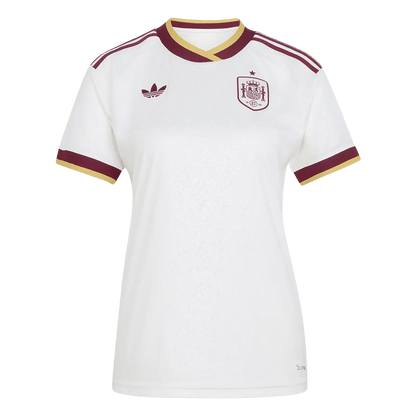 Femme Espagne Extérieur Maillot - Coupe du Monde 2026 Blanc