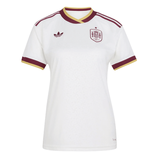 Femme Espagne Extérieur Maillot - Coupe du Monde 2026 Blanc