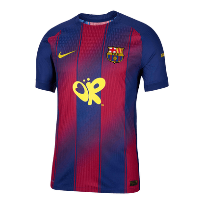 Barcelona Thuisshirt 2025/26 Rood&Blauw Speler