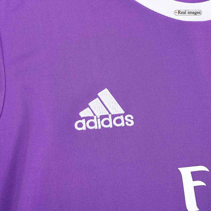 BENZEMA #9 Retro Real Madrid Extérieur Maillot Manches Longues 2016/17