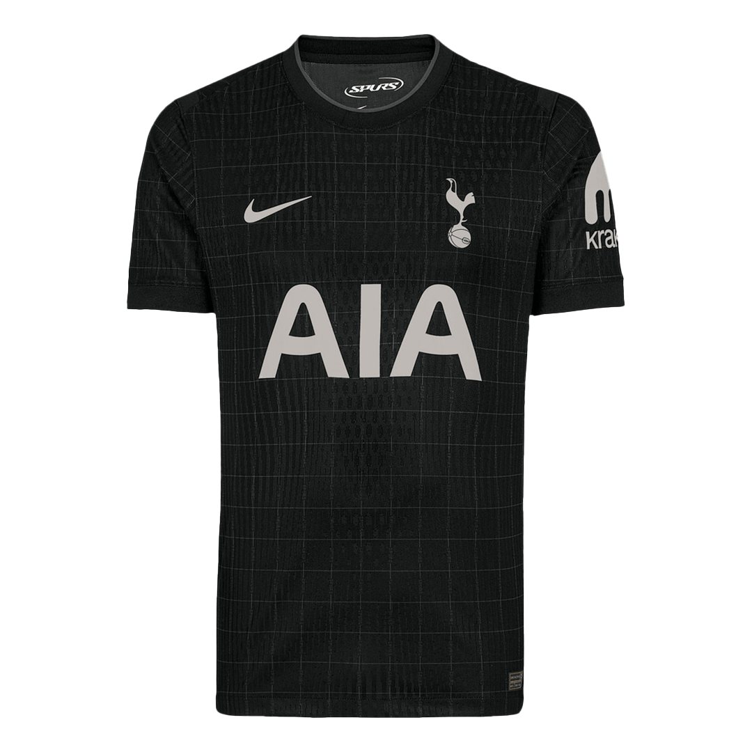 Tottenham Hotspur Uitshirt 2025/26 Zwart Authentiek