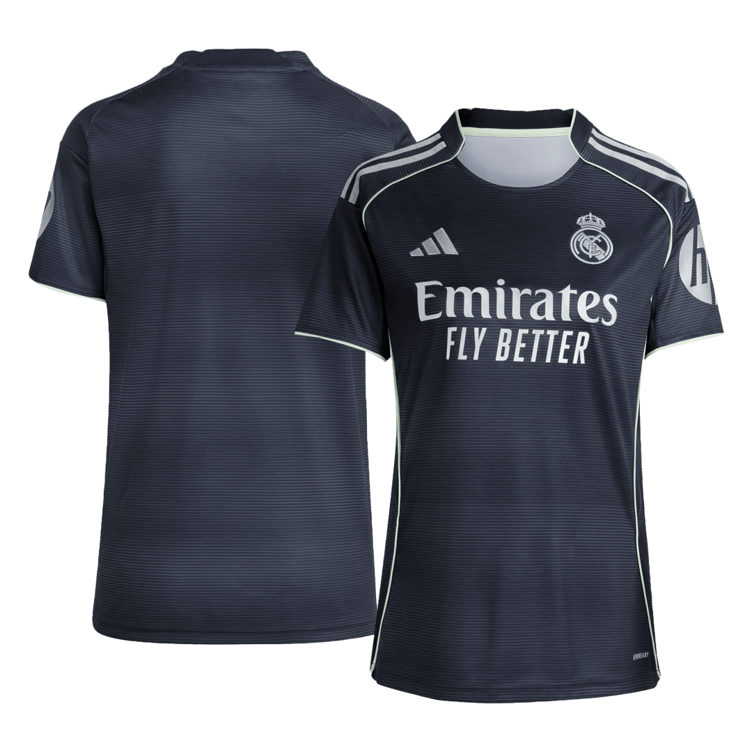 Dames Real Madrid Uitshirt 2025/26 Marineblauw